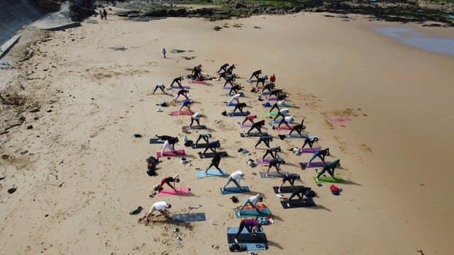 Pratique sur la plage